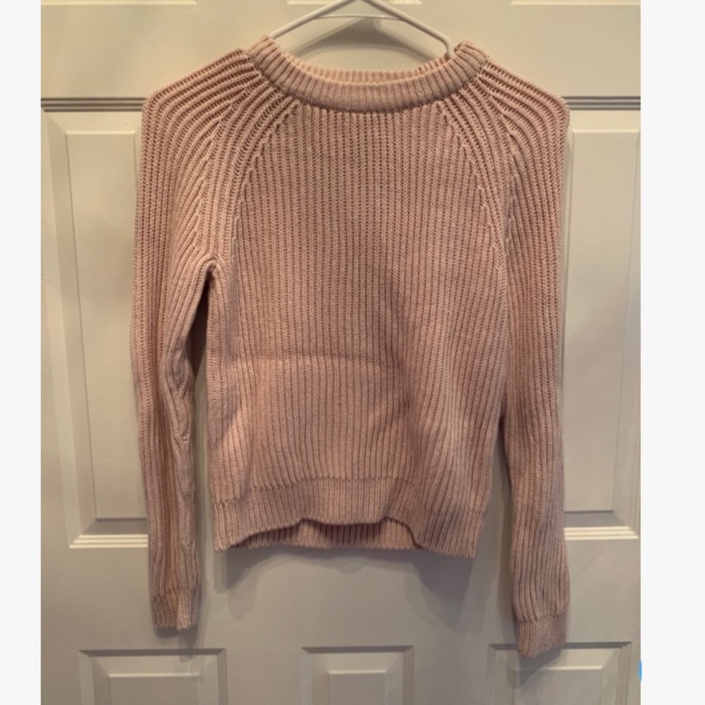 Pastel Pink Knit Sweater